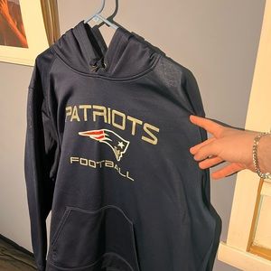 New England Patriots Hoodie from Majestic - Blue XXL
